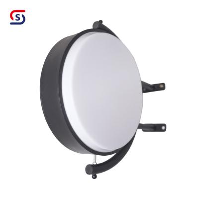 China Outdoor Wall Mounted Sign-Mold 1125 Light Box Round Outdoor Custom White Double Side Rotating Led Light Box Sign For Store for sale