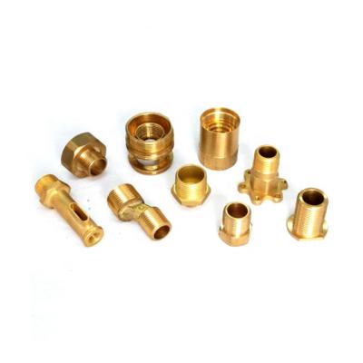 China Aluminum Brass Craft Parts CNC Machining Turning Lathe Machining Processing Brass Parts for sale