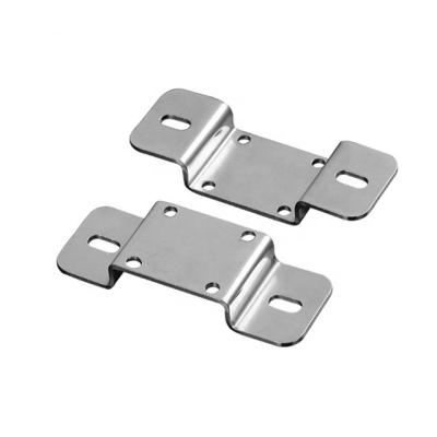 China Steel Precision Metal Stamping Hardware Zinc Plated Steel Clip Customized Bracket for sale