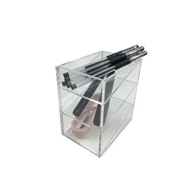 China High Pen Holder Display Rack Acrylic Clear Transparent 3 Layers Office And School Use Organizer Desk for sale