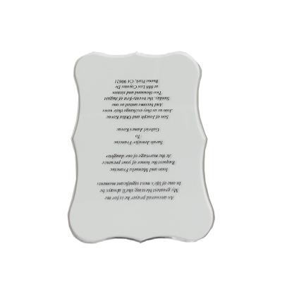 China Around the World Luxury Transparent Bow Hand Made Wedding Invitation Card Design for sale