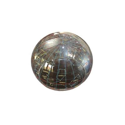 China Large Europe Acrylic Half Sphere For Home Decoration Clear Cover Cavity Ball Wholesale With Printing for sale