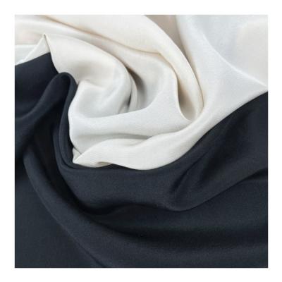 China Viable Hot Sale Solid Plain Dyed CDC 100% Pure Mulberry Silk Crepe De Chine Silk Fabric 14MM 43/44