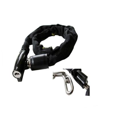 China Steel Chain Durable Bike Chain Lock For Bicycle High Security Bicycle Chain Lock With Keys Bicycle Bike Lock for sale