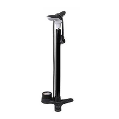 China Aluminum Alloy Super High Pressure 210 PSI Bike Pump Bicycle Aluminum Alloy Foot Pump With Gauge Bicycle Floor Pump for sale