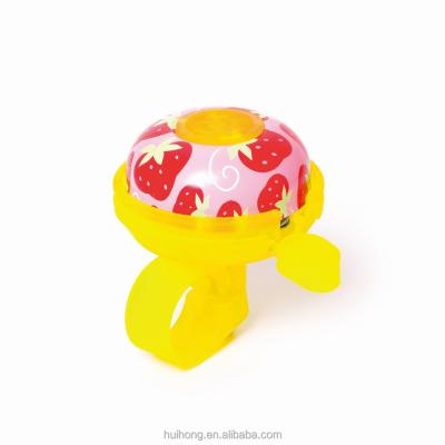 China Plastic Colorful Plastics Bike Bell Bike For Jingle Blow Bicycle Funny Ring Bell Kids Bike Bell for sale