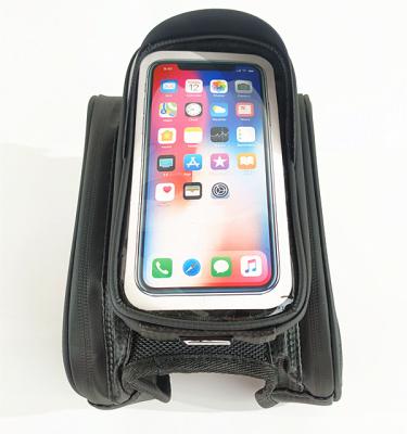 China For Bike Travel Bag Bike Frame Bike Front Tube Touch Screen Mount Accessory Recycling Bag For Cell Phone Bicycle Bags And Boxes for sale