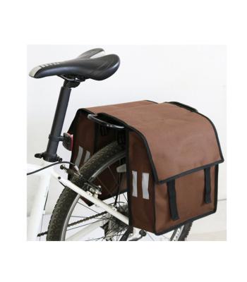 China Durable 600D Polyester Bike Tail Bag Bike Carrier Rear Bag Waterproof Bike Bicycle Bag for sale