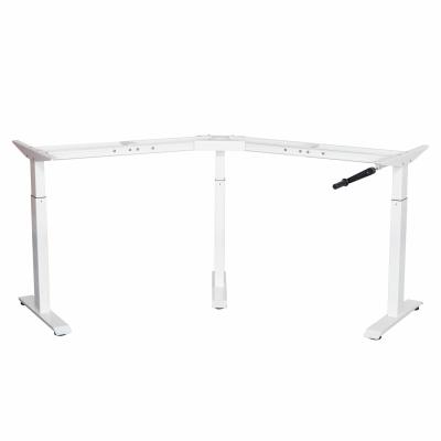 China Manufacturer Wholesale Manual Height Adjustable Three-Legs Adjustable Position (Height) Rest Standing Rack Desk For Office for sale