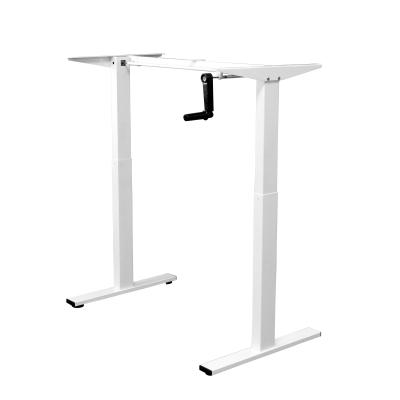 China Computer Adjustable Height Adjustable Gaming Desk Crank (Height) Desk Carbon Desk Standing Frame for sale