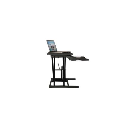 China Strong Ergonomic Dual-desk Laptop Standing Foldable Computer Wearability Desk for sale