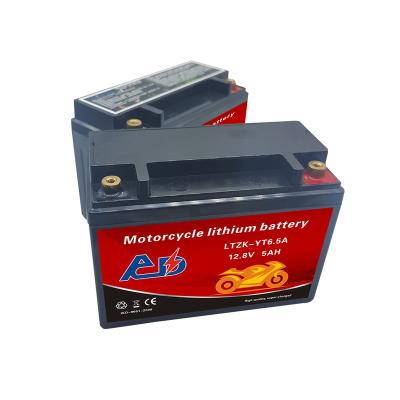 China Energy Storage System Grade A 12.8v 6ah Lifepo4 Lithium Battery Motorcycle Electric Vehicle Rechargeable Solar Lithium Ion Better Starter 12v for sale