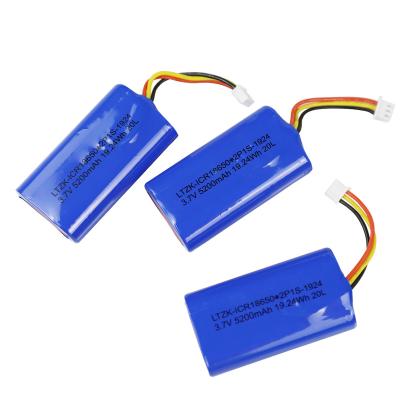 China Rechargeable Toys Manufacturers 3.7v 4800mah 18650 Lithium Li Ion Batteries Pack for sale