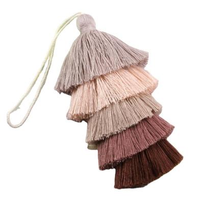 China Wholesale Handmade Mini Cell Phone Decoration Handmade Decoration Small Tassel Chain Charm for sale