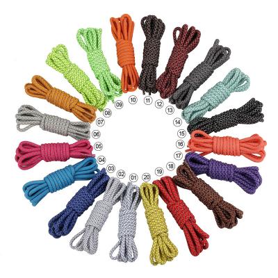 China Factory Wholesale Round Polyester Reflective Round Laces for sale