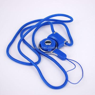 China Colorful Polyester Braided Phone Cell Phone Strap for sale