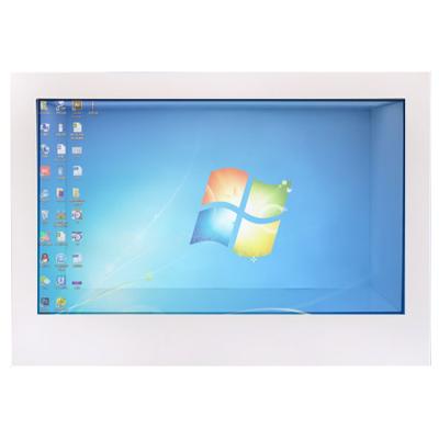 China 32 Inch Indoor See Lcd Display Transprent Lcd Advertising Display Box With Multi Touch Screen for sale