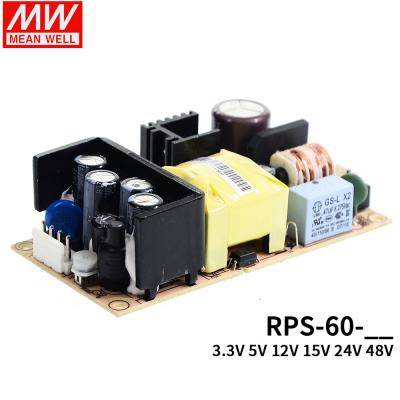 China Medical Equipment MeanWell RPS-60-5 5V DC Power Supply for Medical Device Switching Power Supply in Taiwan for sale