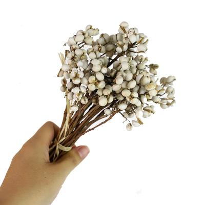 China Wholesale high quality natural touch ginkgo flower excoecaria sebifera flower for wedding DIY decoration for sale