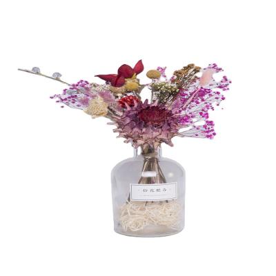 China Natural Touch Slulaoo Gypsophila Billy Ball Dried Flower Bouquet Ted Bakerblushing Bouquet For Home Decoration for sale