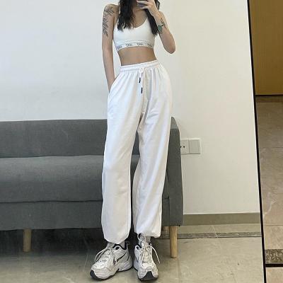 China Anti-wrinkle STEP PRETTY 2020 Autumn Street Thicken High Waist elastic band loose ladies casual pants for sale