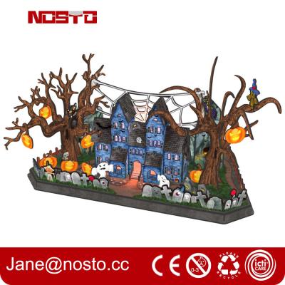 China 3d Halloween Wall Decor, 3D Paper Wall Art, Halloween Decor 3D puzzle Castle for sale