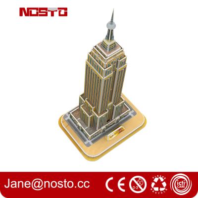 China 3D Building Puzzle for Empire State Building Construction Model and Set for sale