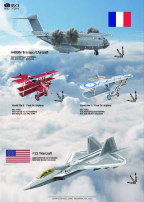 China Making Awesome Toys for Kids | Arts & Crafts | DIY Model Plane 3D Puzzle After Gloster Gamecock for sale