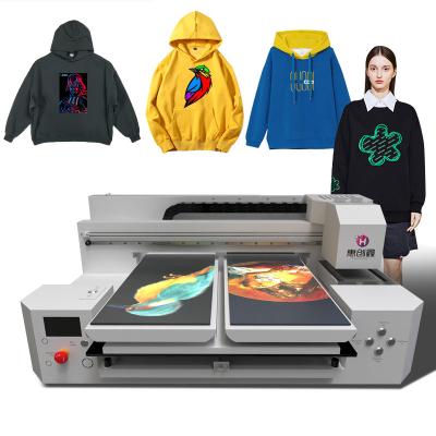 China Direct To Garment China Factory Direct To Print On Garment A2 6060 Two Heads Direct Printer For Any Color T-Shirt Fast DIY Digital DTG for sale