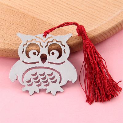 China Custom China High Quality Souvenir Owl Metal Bookmark for sale