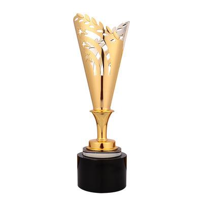 China Europe whosale gold plated zinc alloy metal sports trophy cup for sale