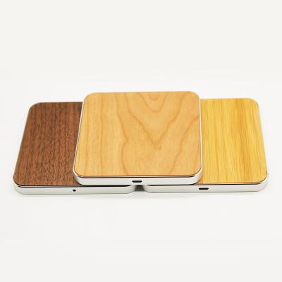 China Wooden Mobile Phone Factory Sale Best Wielress Charger Hotsale Wireless Charger for sale