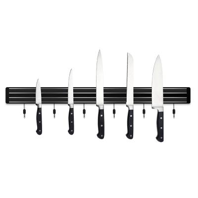 China Magnetic Strip Knife Holder Kitchen Knives Organizer Knife Holder Rack Magnetic Strip Tool Storage Adhesive Viable Rack for sale