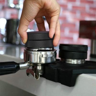 China New Clover Base 3 Leaf Coffee Leveler Viable Tool Palm Tampers Coffee Leveler Macaron Espresso Coffee Tamper Tamper Dispensing for sale