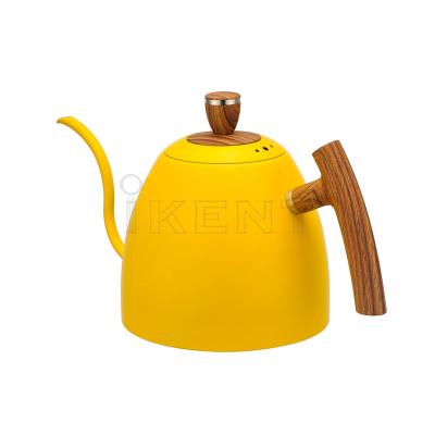 China WITH LID BARTENDER Bottle Kitchen Accessories 1000ML Stainless Steel Drip Kettle Gooseneck Kettle Pot Teapot Tea Maker Tea Maker for sale