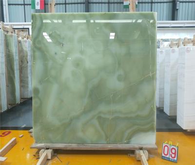 China Modern Home decor  Bookmatched Afghan Green Onyx Marble for sale