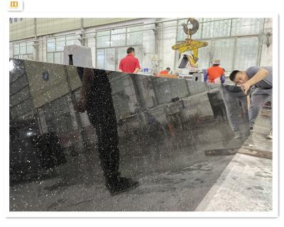 China Modern 18mm, 20mm Cheap Price  Polished Mongolian  Black Galaxy Granite for sale