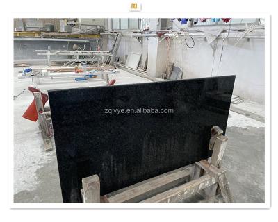 China Modern Flamed G654 Dark Impala Sesame Black Granite for sale