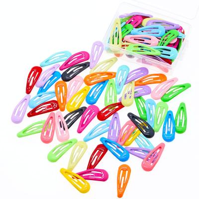 China Factory Wholesale 50 PCS Fast Delivery Baby Hairpin 3CM 5CM Cartoon Colorful Children's Hairpin Hairpin Set for sale