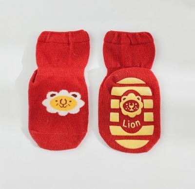 China Wholesale Sporty baby bumps silicone pure cotton baby bump rubber comfortable baby anti-slip socks for girls and boys for sale