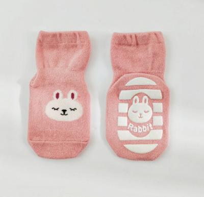 China Hot-selling Summer Baby Sporty White Socks Cotton Cartoon Pattern Animal Pattern Good Quality Funny Rubber Baby Socks Socks Non Slip for sale