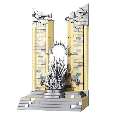 China Building Toy K130 1146pcs/set moc Iron Throne Create Building Blocks Street View Expert for sale