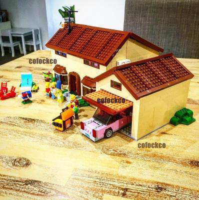 China Building Toy 83005 16005 2586pcs 71006 Compatible House Building Blocks Kids Toys For Children Gift for sale