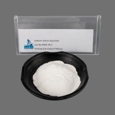 China ISO Certified Sodium Starch Glycolate CAS 9063-38-1 US 1/kg Samples and Certified for sale