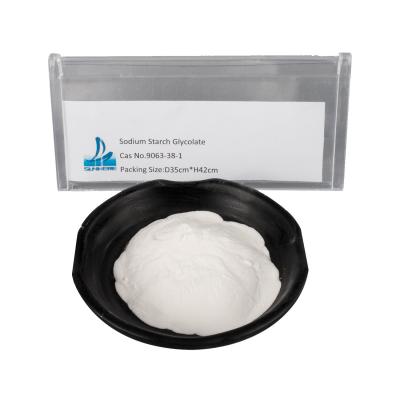 China Glicato de almidón de sodio de grado medicinal CAS 9063-38-1 Carboximetil almidón de sodio en polvo en venta