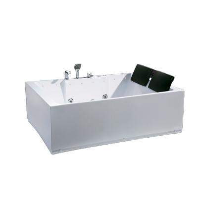 China MASSAGE K8736 Whirlpool Massage Bathtub With Jet Corner Whirlpool Tub Double Person for sale