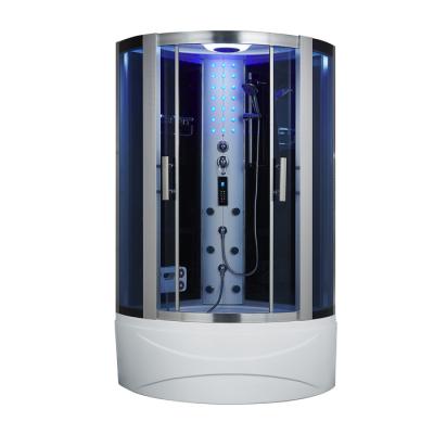 China Steamer With White Acrylic Wet Tub K7058 Steam Shower Room Steam Bath With Lighting for sale