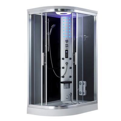 China K7073B Corner White Acrylic Steam Shower Room Wet Steam Bath for sale