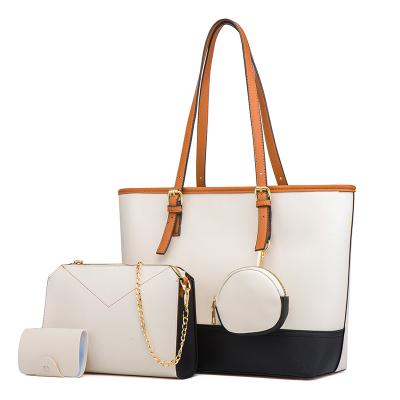 China 2022 Fashion New Arrivals Big Handbag Set Designer Bags Wholesale 4 Pieces Luxury Handbag Set for sale