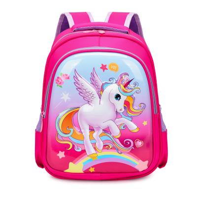 China New Design Unicorn Primary Children Cute Famous Anti-theft Cartoon Anime School Bags School Backpack for sale